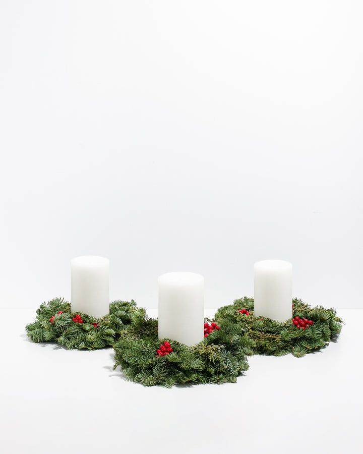 Christmas Candle Rings