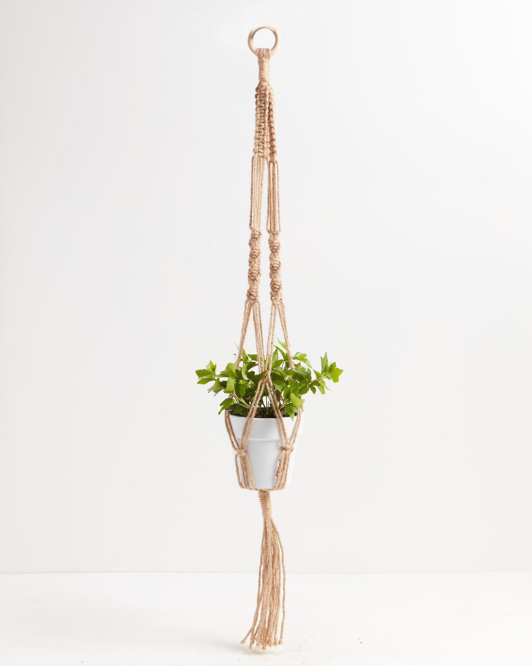 macrame plant hanger with beads Macrame Plant Hanger | Hanging Planters