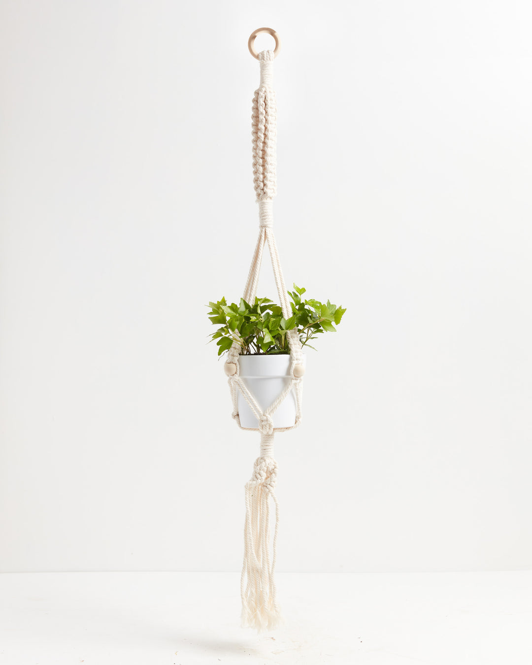 macrame ring plant hanger Macrame Plant Hanger | Hanging Planters
