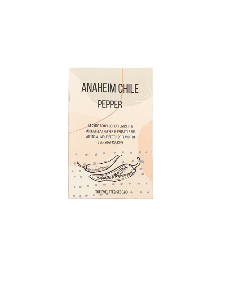 Anaheim Chili Pepper Seed Pack