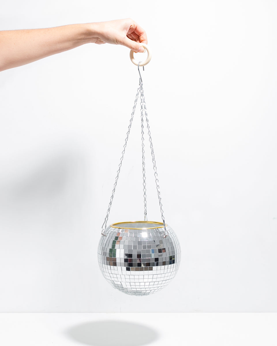 Disco Ball Garden Hanger Lively Root