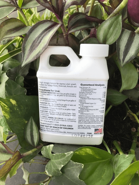 best fertilizer for foliage plants Dyna-Gro Foliage Pro