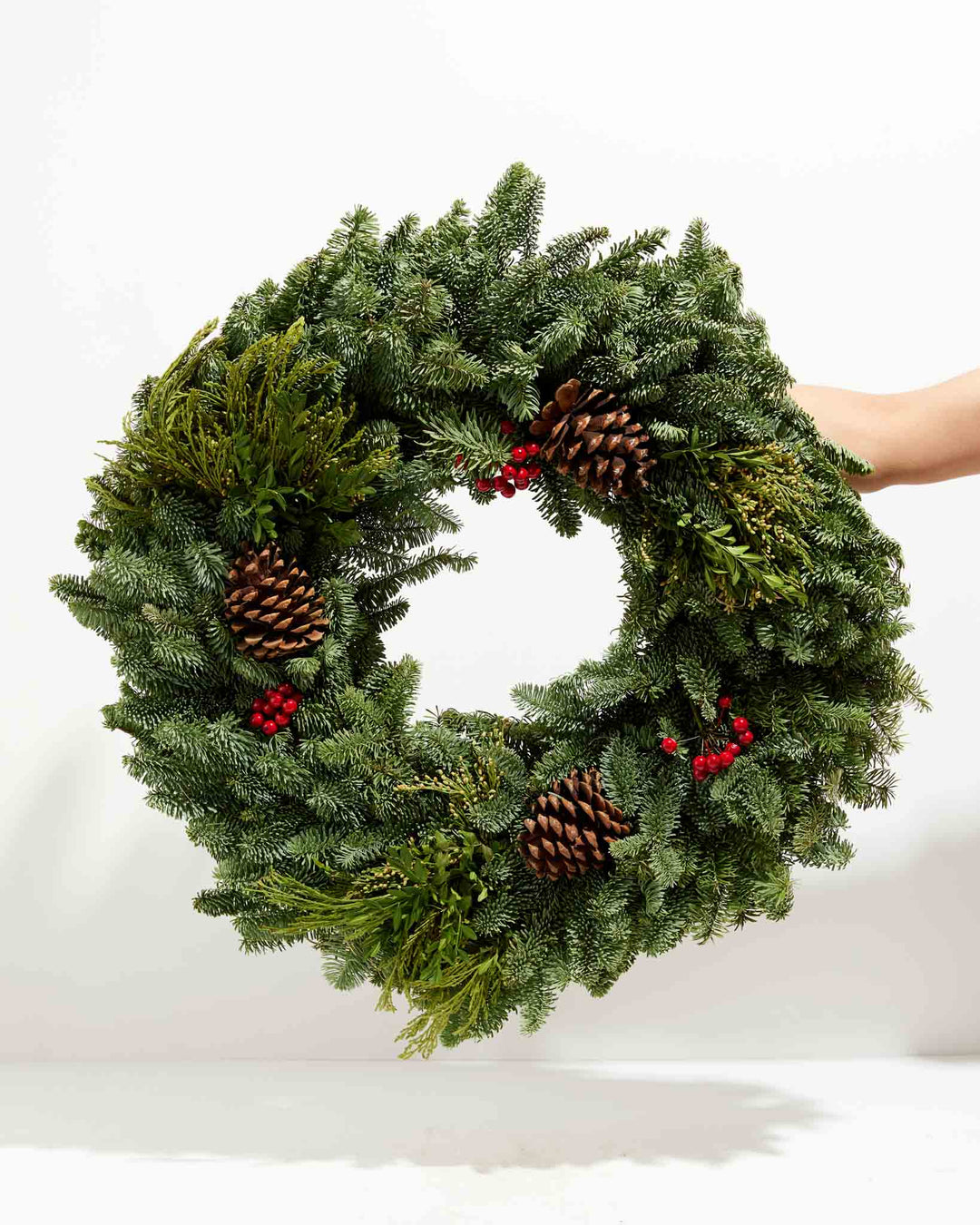 Decorate Everything! Fresh Live Holiday Wreath & Decor Bundle, Lively Root, Accessory, , , , 