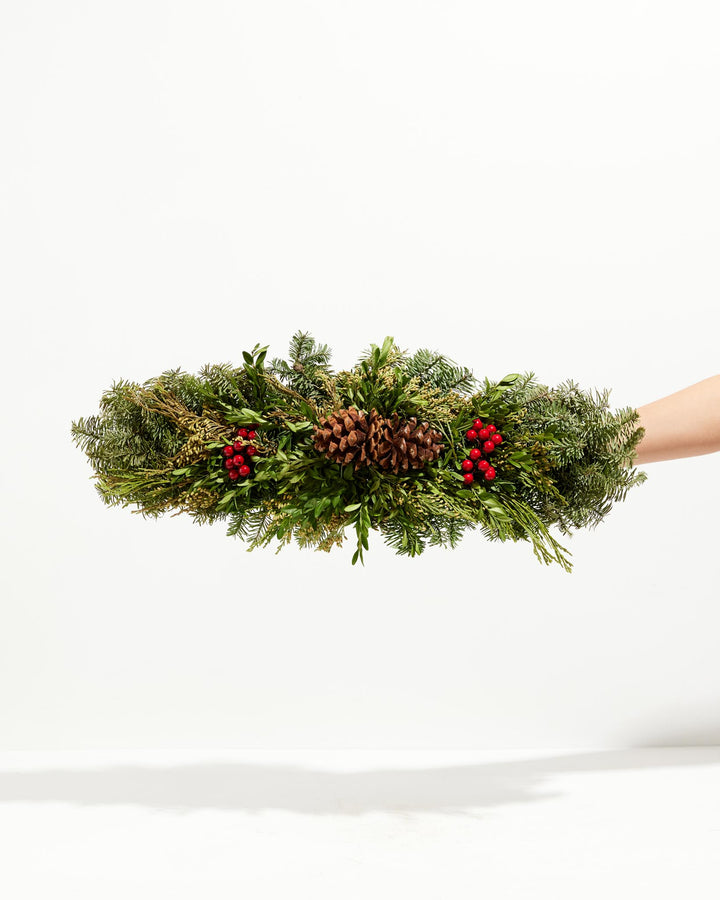 Decorate Everything! Fresh Live Holiday Wreath & Decor Bundle, Lively Root, Accessory, , , , 